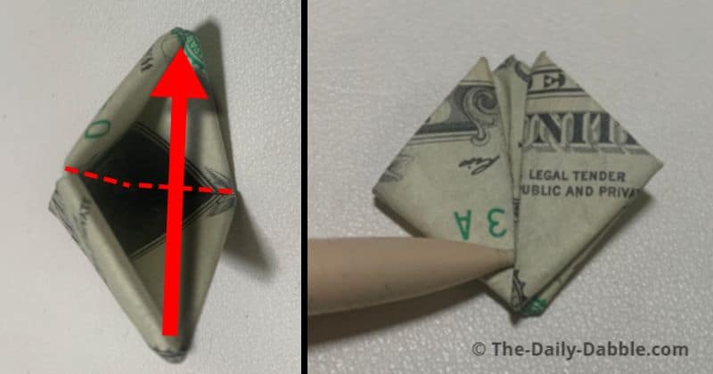 dollar bill origami boat 12