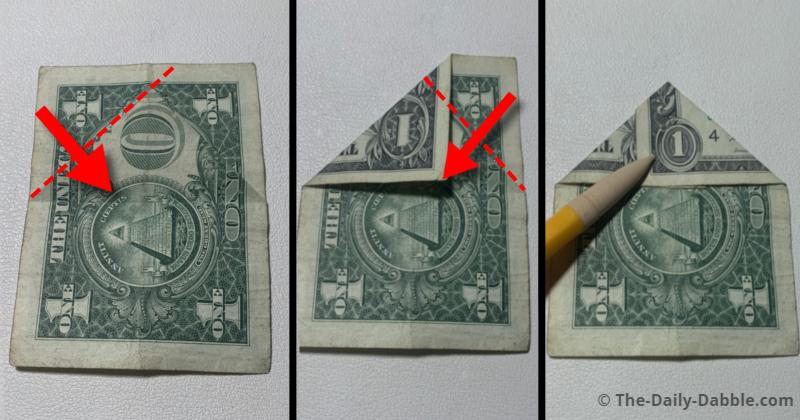 dollar bill origami boat 6