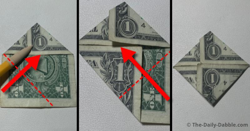 dollar bill origami boat 7