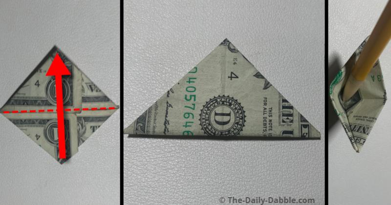 dollar bill origami boat 8