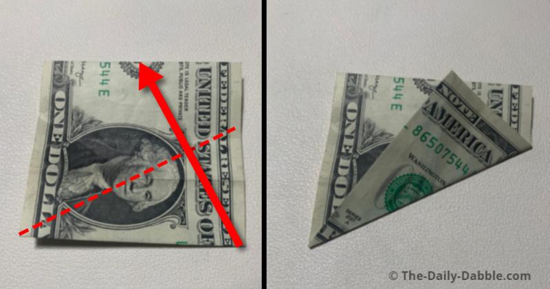 dollar bill origami sock 5