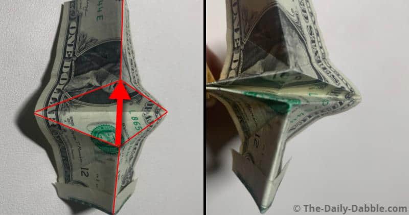 dollar bill origami sock 7