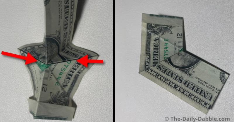dollar bill origami sock 8