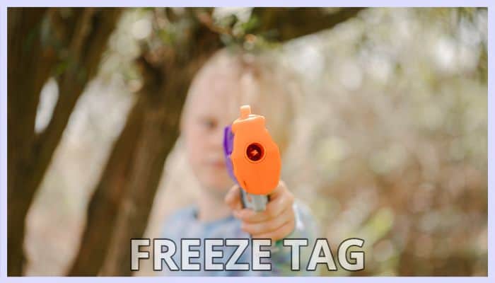 nerf freeze tag game