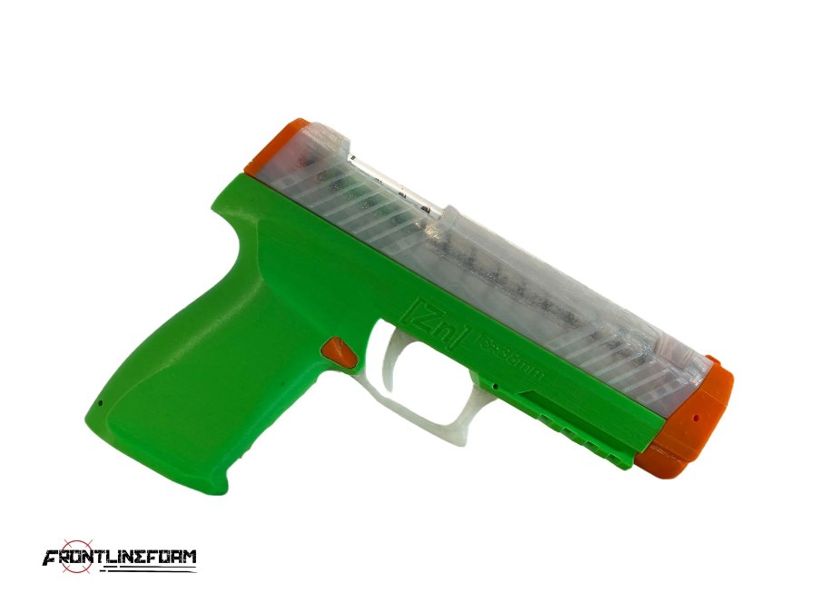 zinc 2.0 3d printed nerf pistol