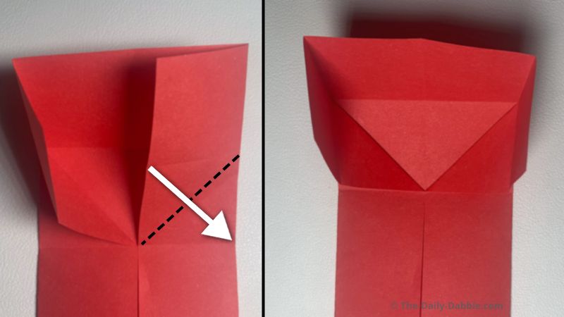 easy origami rocket fold 6