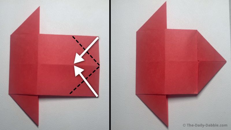 easy origami rocket fold 8