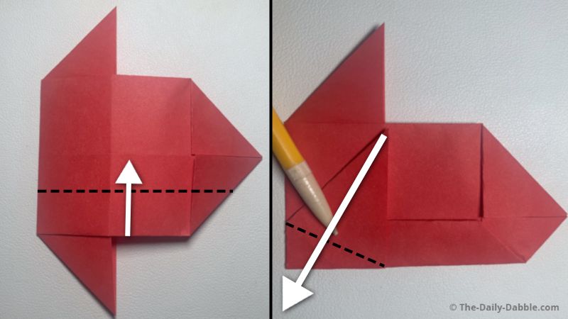 easy origami rocket fold 9