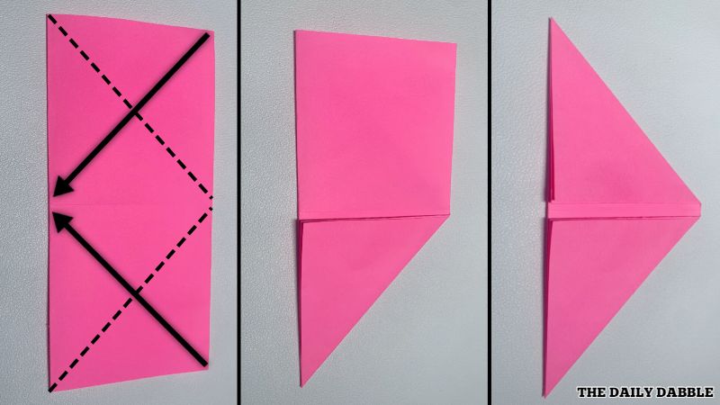 origami 3d heart step 4
