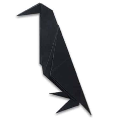 origami crow design