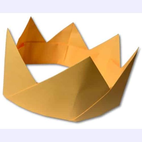 origami crown design
