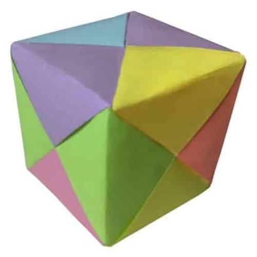 origami cube design