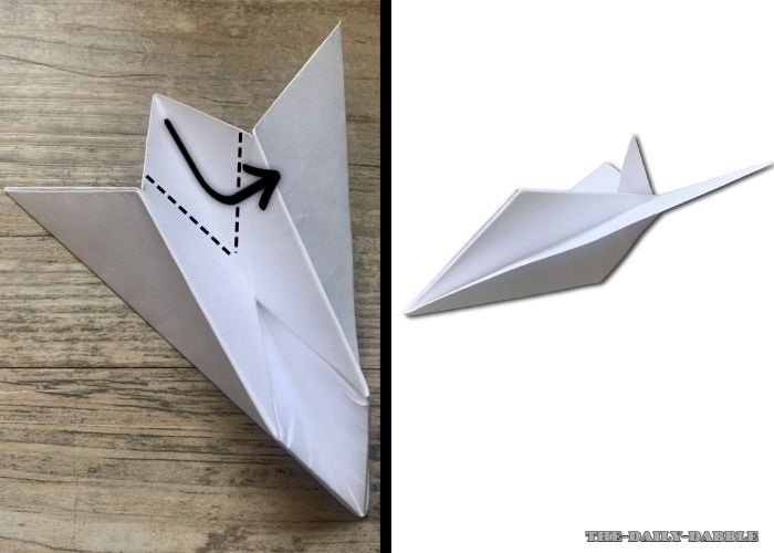 origami jet plane step 10