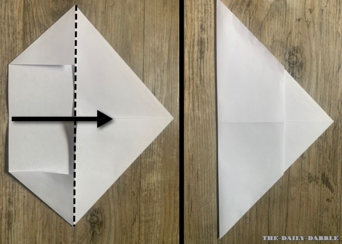 origami jet plane step 4