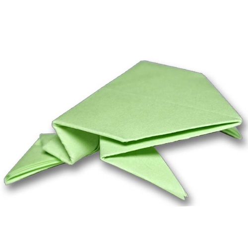 origami jumping frog design