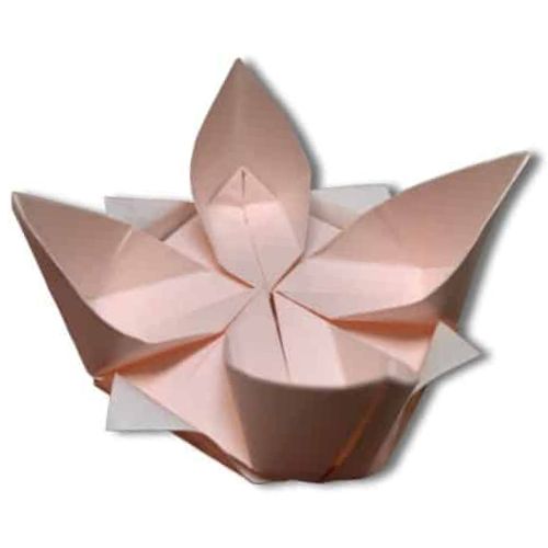 origami lotus design