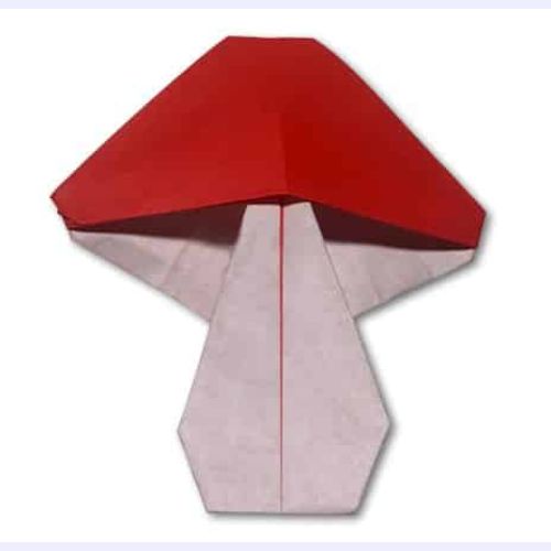 origami mushroom design