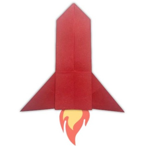origami rocket design