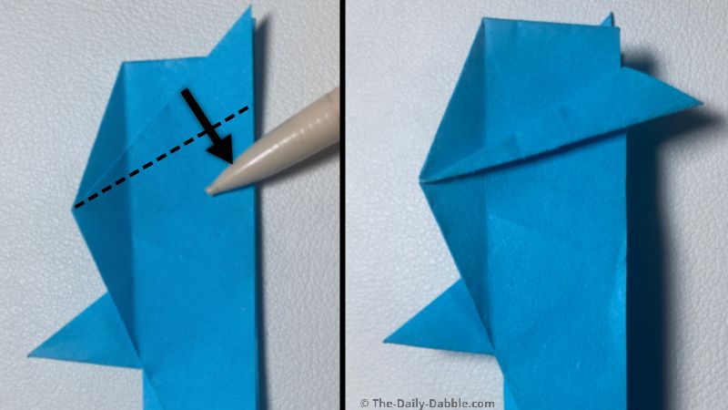 origami shark fold 14a