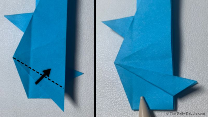 origami shark fold 14b