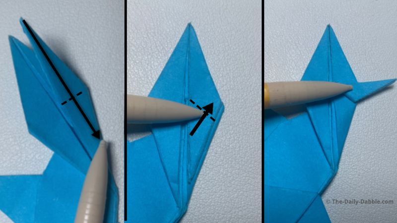 origami shark fold 24