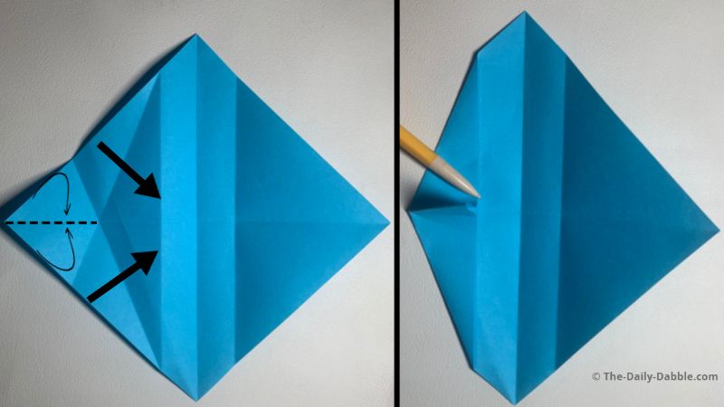 origami shark fold 7