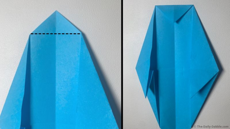 origami shark fold 9