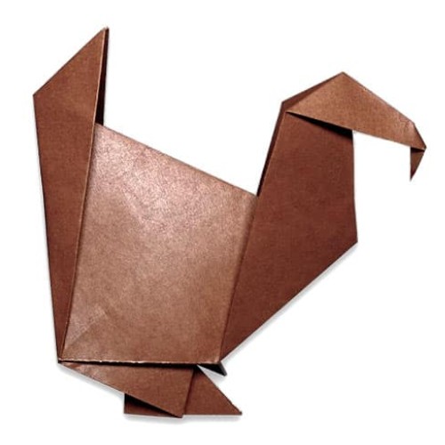 origami turkey design
