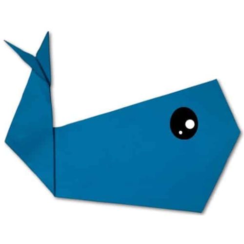 origami whale design